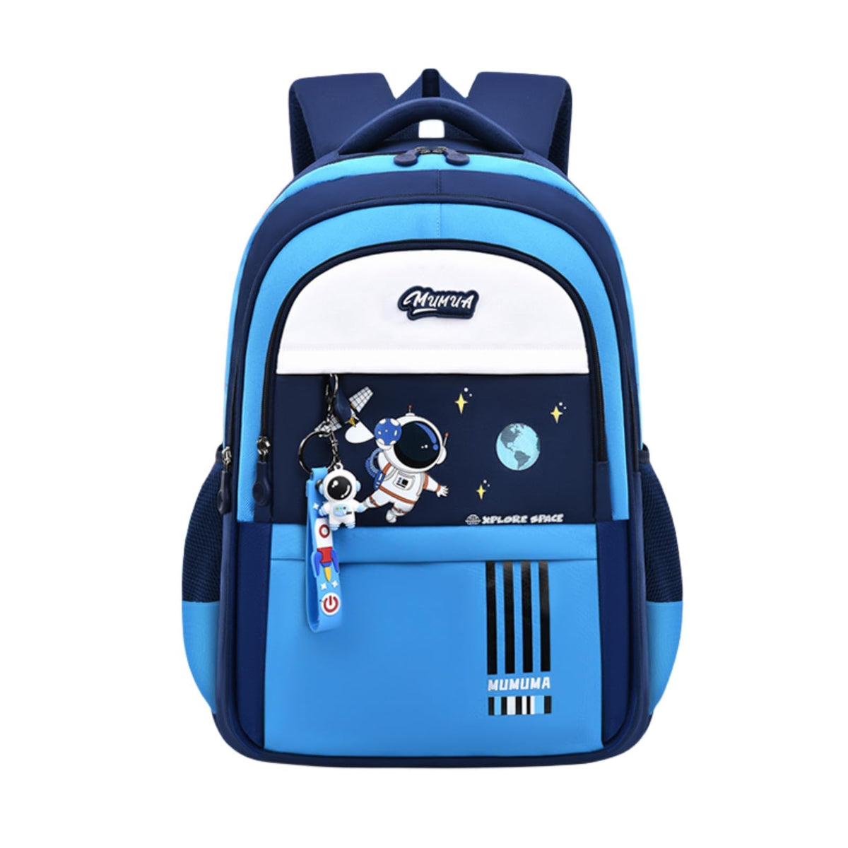 ZHANAO Boys Backpack Astronaut Sports Kids Backpack Space Schoolbag for Girls&Boys Elementary Student Bookbag