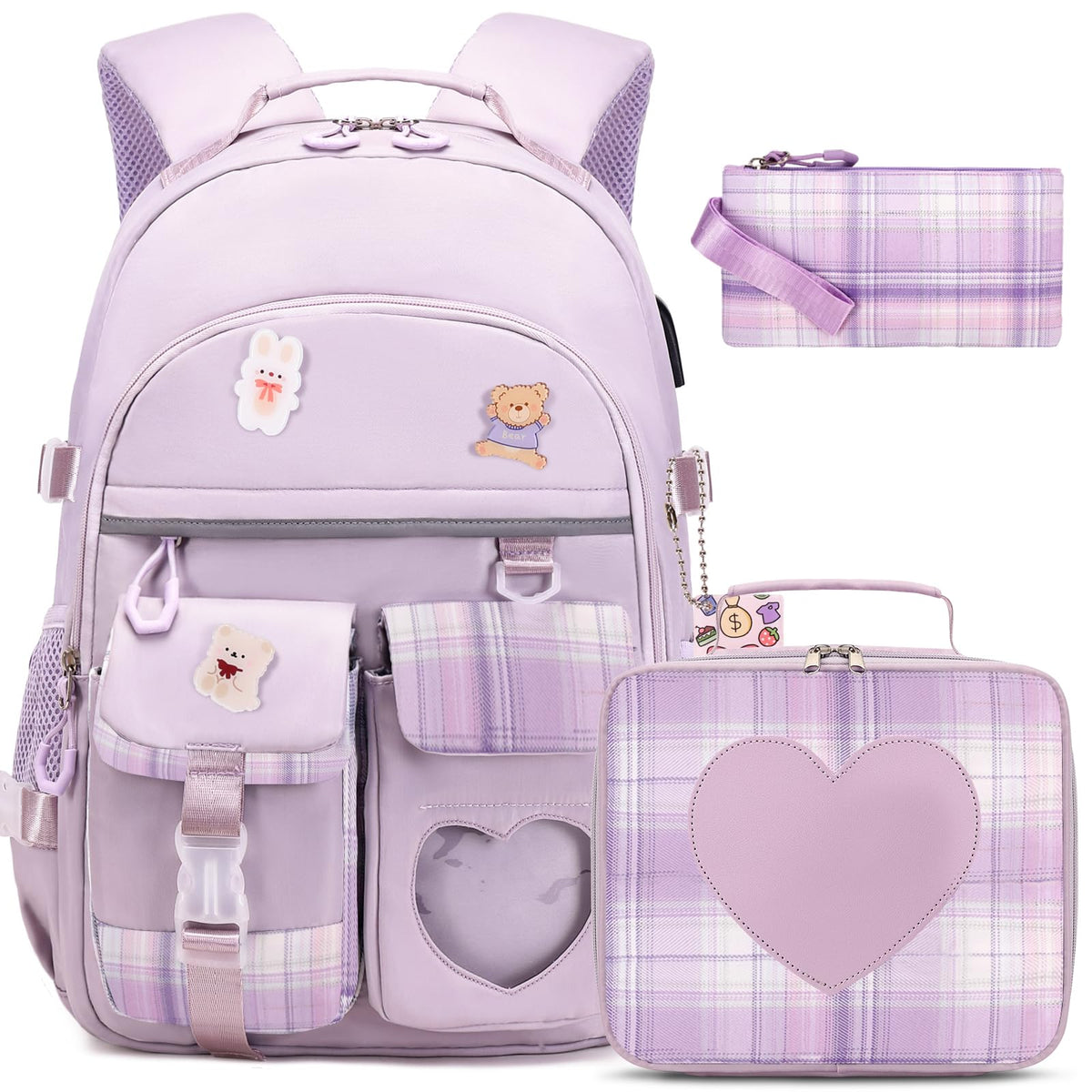 ACESAK Backpack for Girls - Bookbag Backpacks Schoolbag for Girls Kids Teen