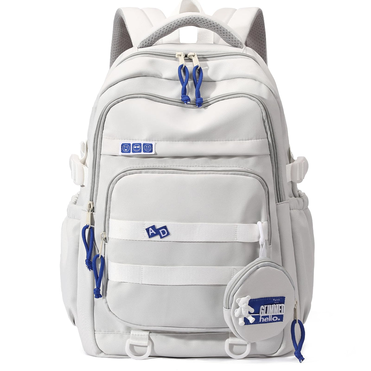 YJMKOI Large capacity Backpack for Teen Girls Aesthetic Student Schoolbag Middle School Girls Backpack