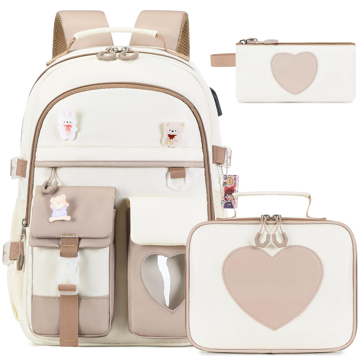 ACESAK Backpack for Girls - Bookbag Backpacks Schoolbag for Girls Kids Teen