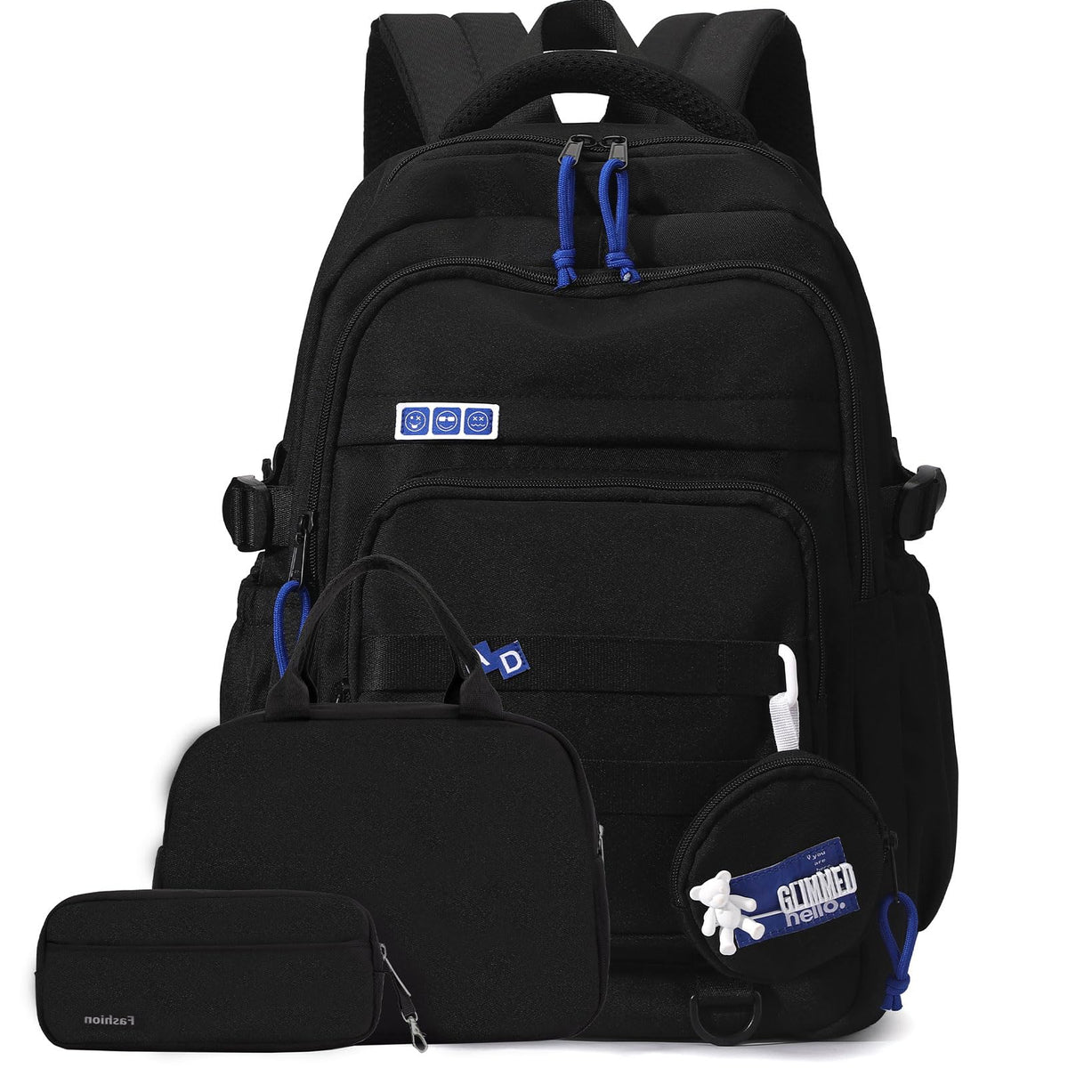 YJMKOI Large capacity Backpack for Teen Girls Aesthetic Student Schoolbag Middle School Girls Backpack