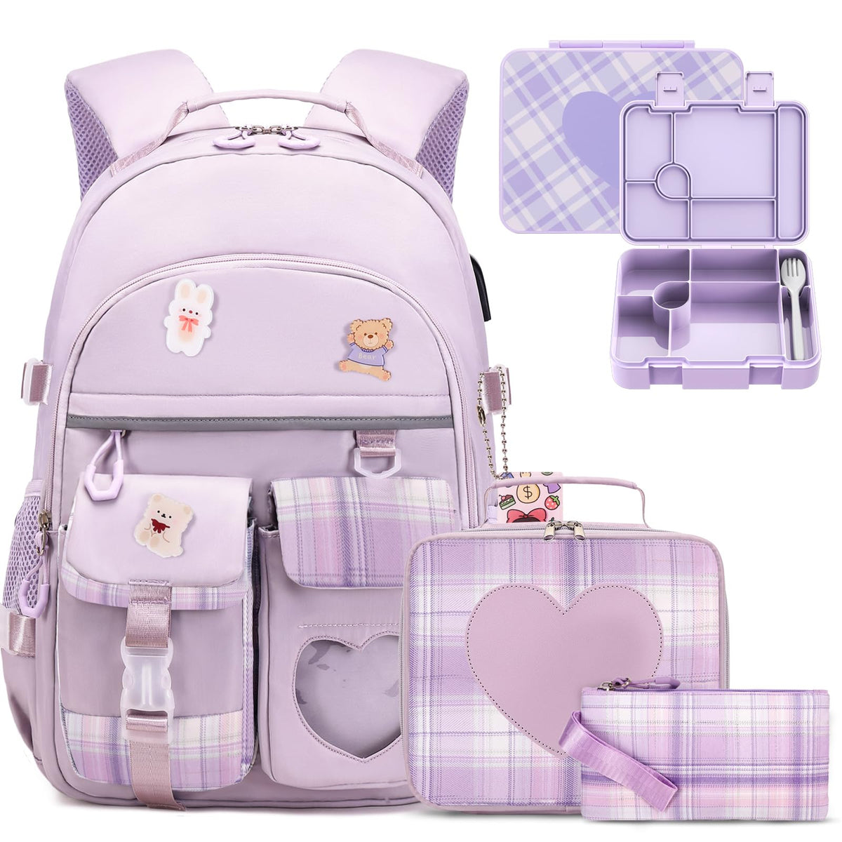 ACESAK Backpack for Girls - Bookbag Backpacks Schoolbag for Girls Kids Teen