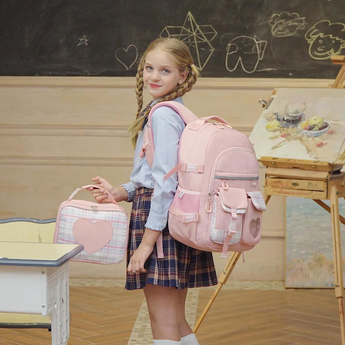 ACESAK Backpack for Girls - Bookbag Backpacks Schoolbag for Girls Kids Teen