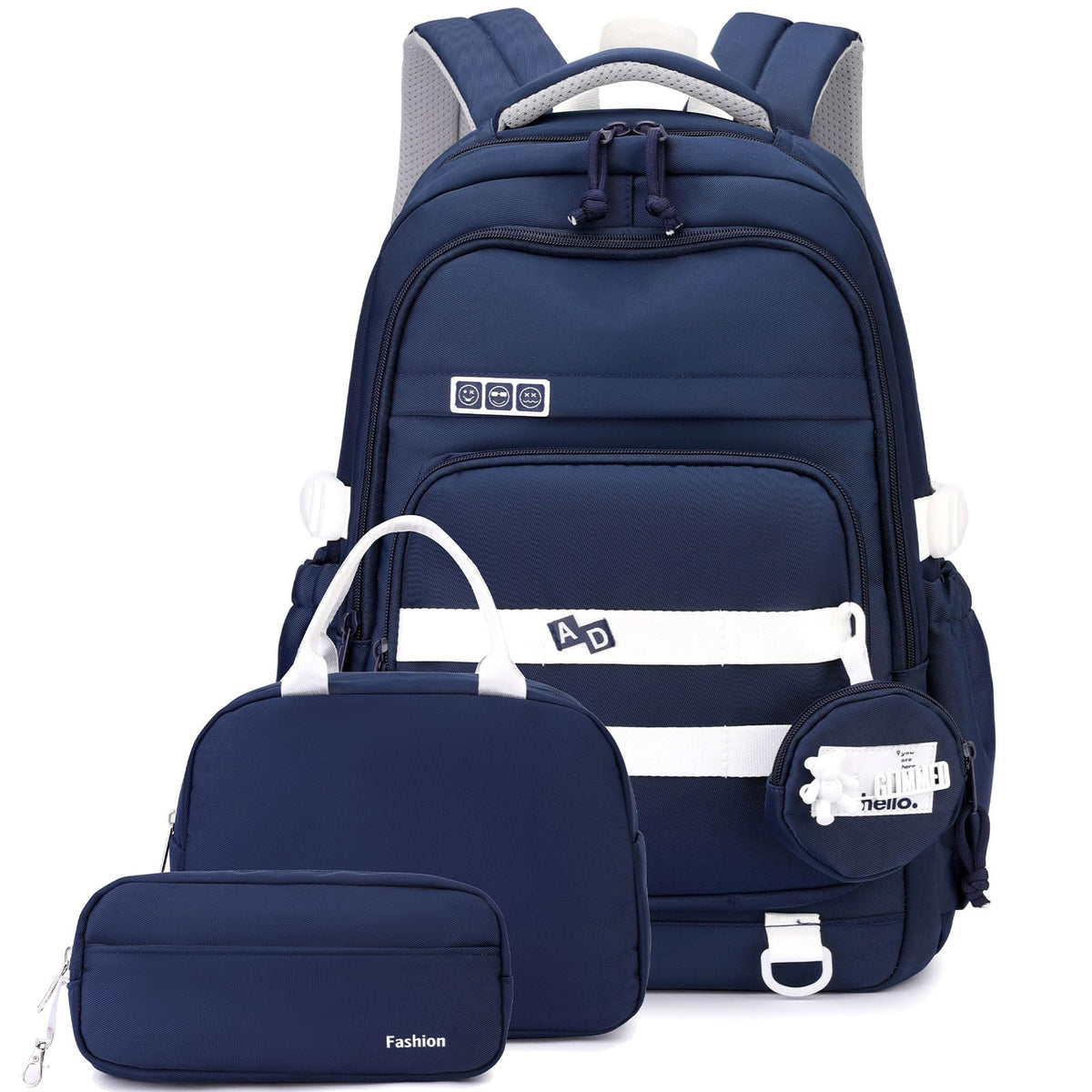 YJMKOI Large capacity Backpack for Teen Girls Aesthetic Student Schoolbag Middle School Girls Backpack