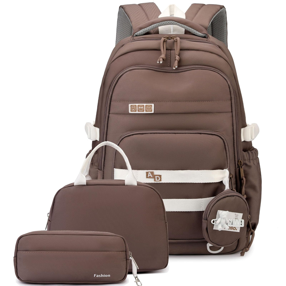 YJMKOI Large capacity Backpack for Teen Girls Aesthetic Student Schoolbag Middle School Girls Backpack