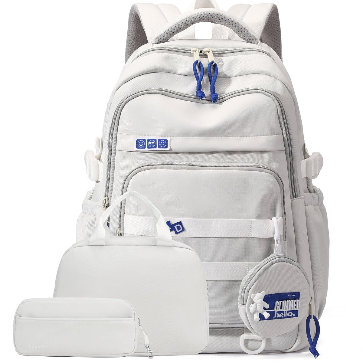 YJMKOI Large capacity Backpack for Teen Girls Aesthetic Student Schoolbag Middle School Girls Backpack