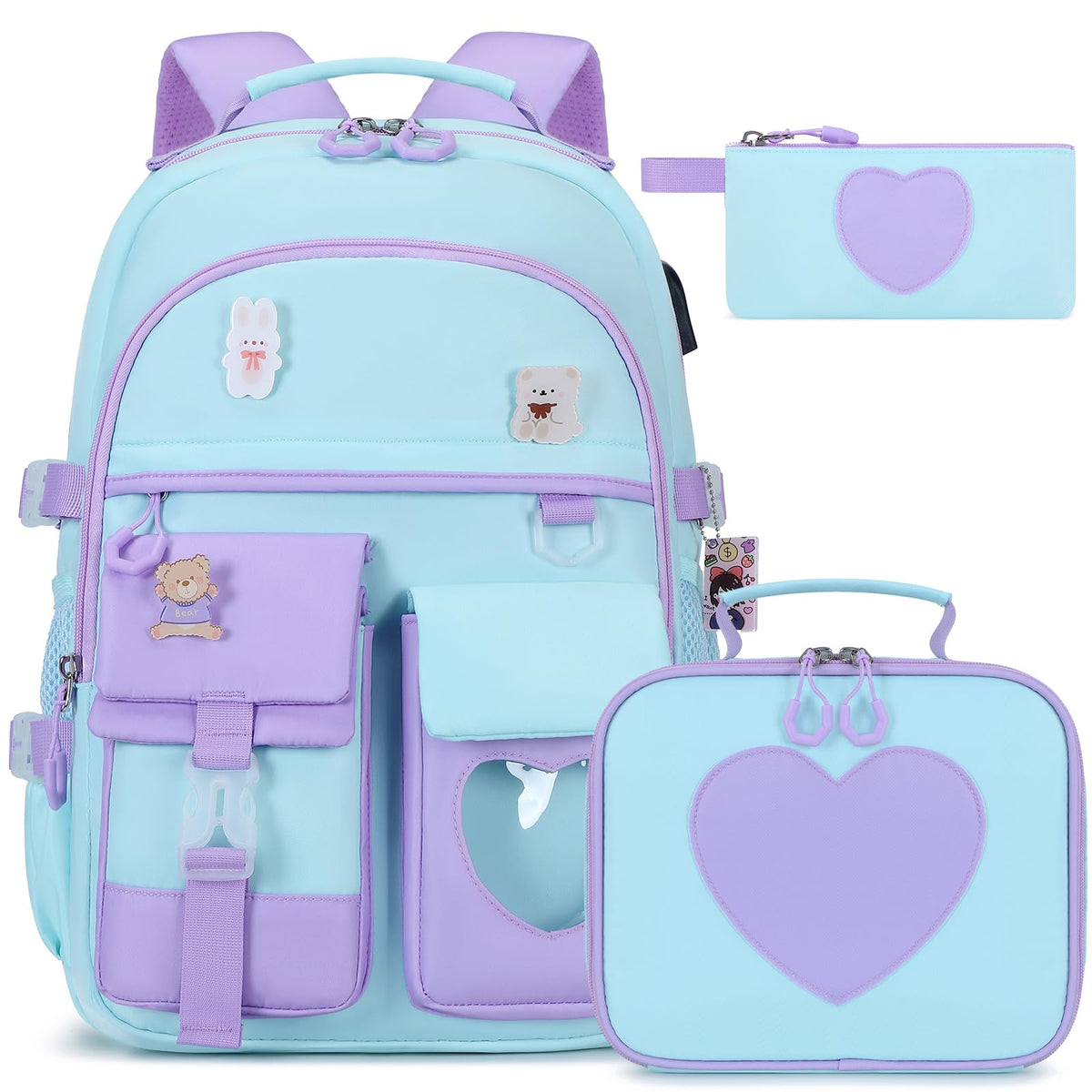 ACESAK Backpack for Girls - Bookbag Backpacks Schoolbag for Girls Kids Teen