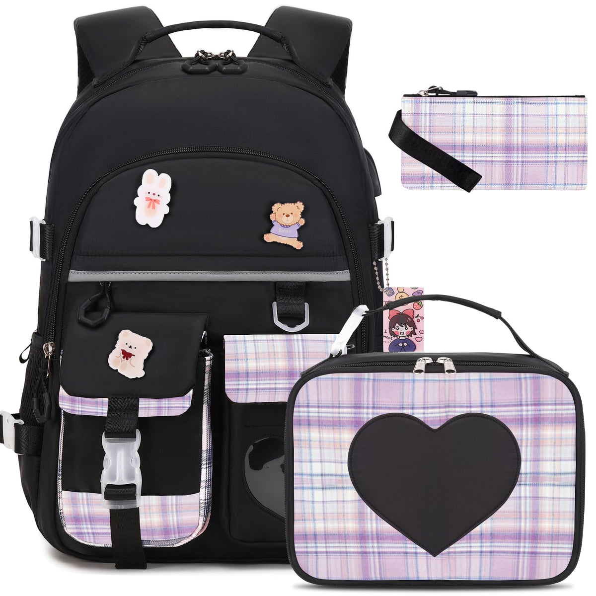 ACESAK Backpack for Girls - Bookbag Backpacks Schoolbag for Girls Kids Teen