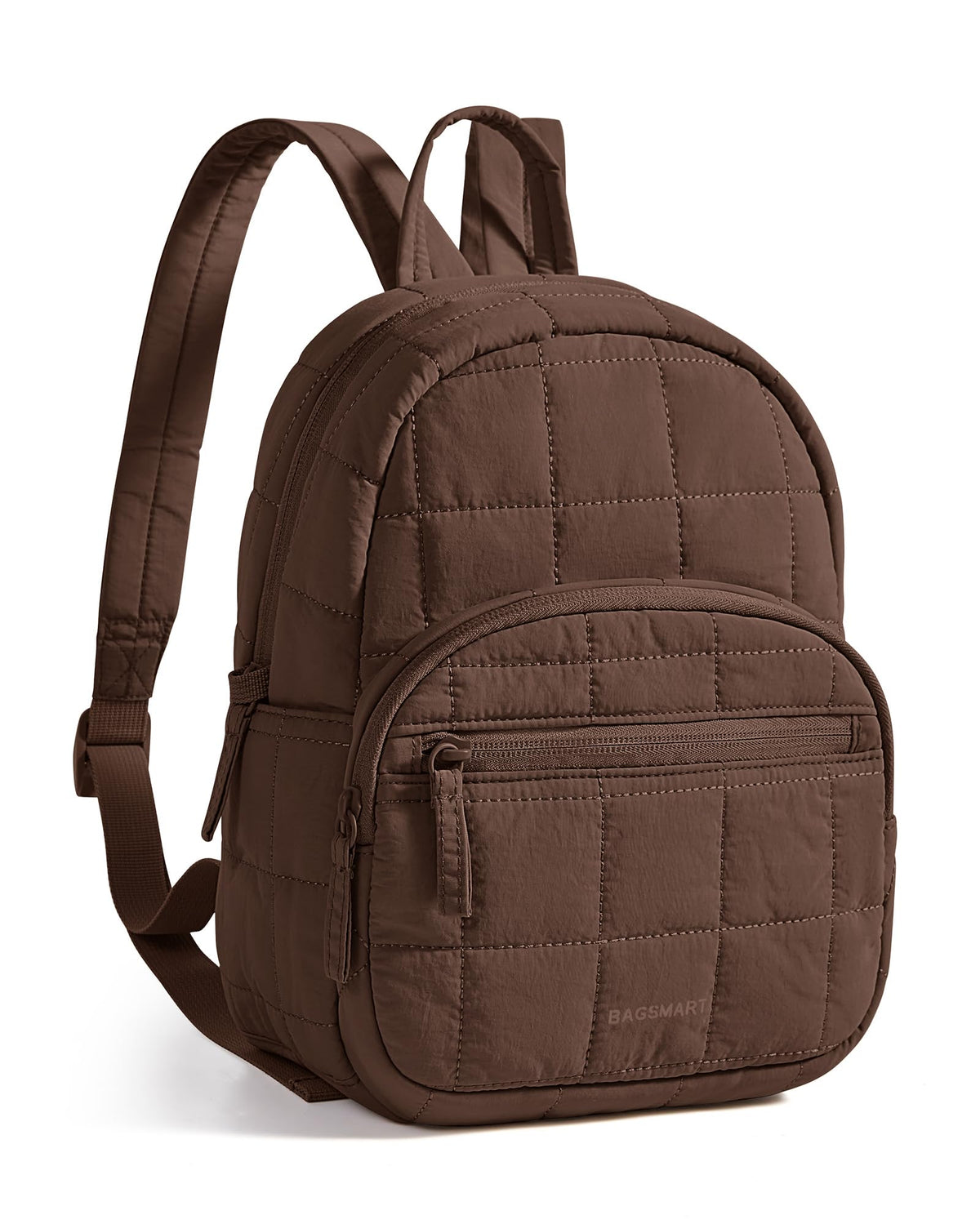 BAGSMART Travel Backpack for Women, 15.6" College Laptop Backpack, Black