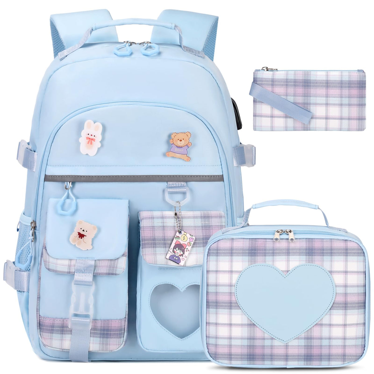 ACESAK Backpack for Girls - Bookbag Backpacks Schoolbag for Girls Kids Teen