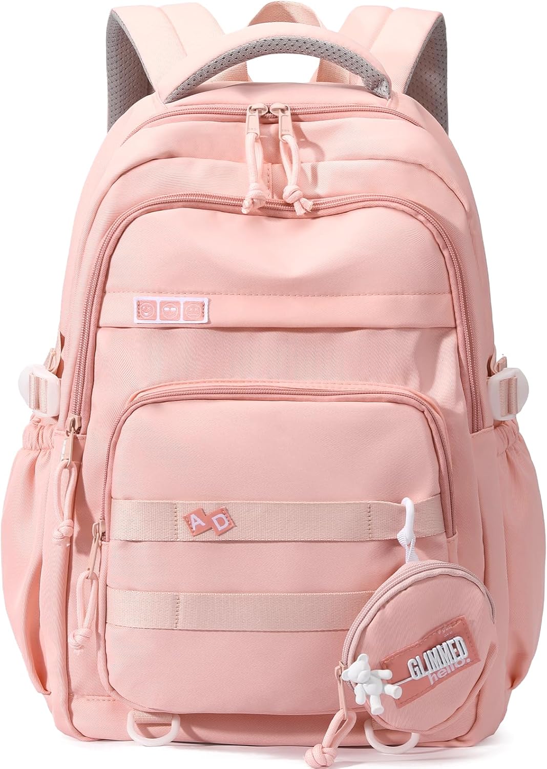 YJMKOI Large capacity Backpack for Teen Girls Aesthetic Student Schoolbag Middle School Girls Backpack