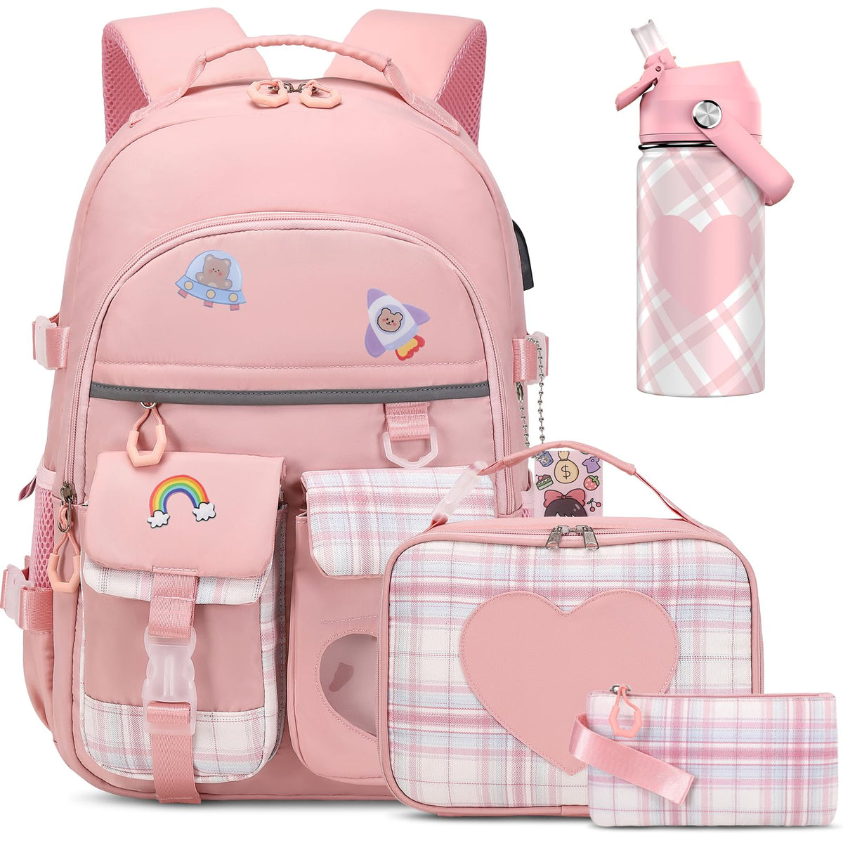ACESAK Backpack for Girls - Bookbag Backpacks Schoolbag for Girls Kids Teen