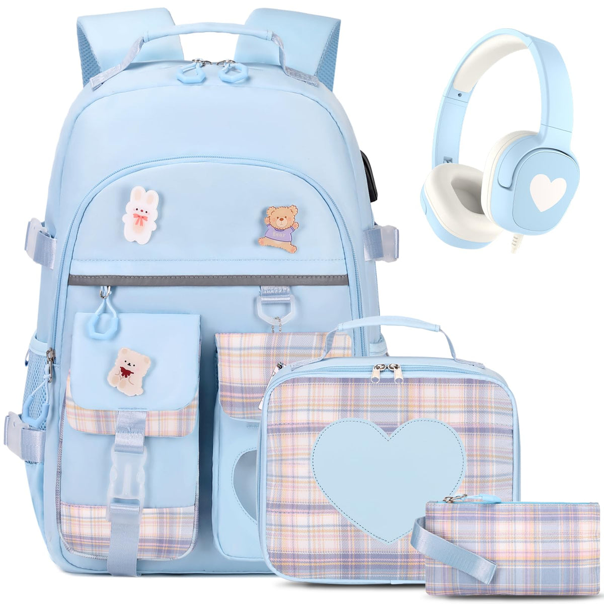 ACESAK Backpack for Girls - Bookbag Backpacks Schoolbag for Girls Kids Teen