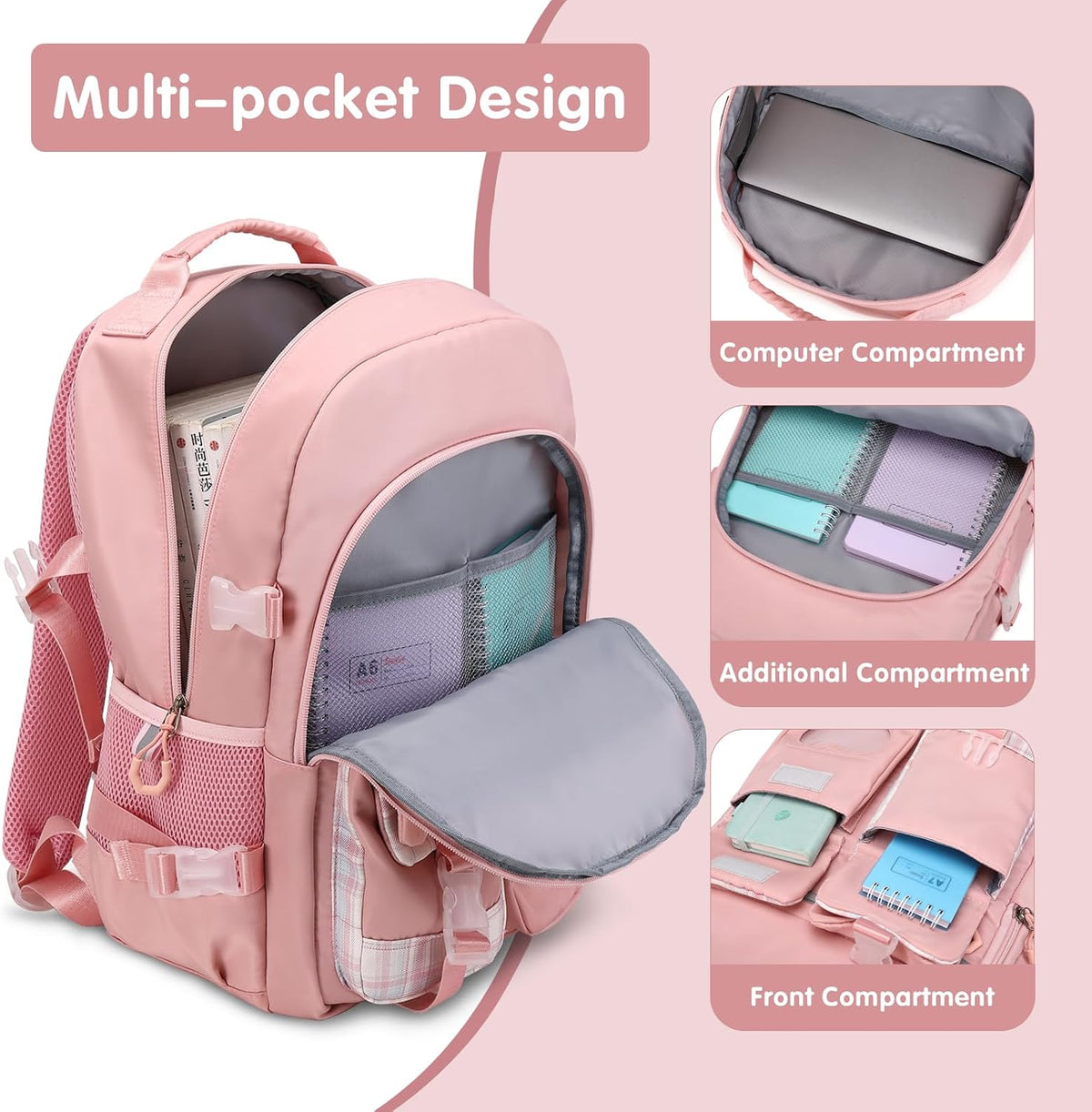 ACESAK Backpack for Girls - Bookbag Backpacks Schoolbag for Girls Kids Teen