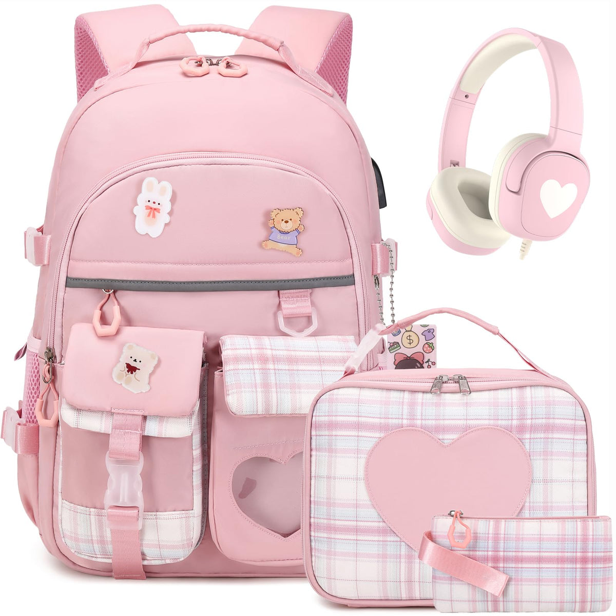 ACESAK Backpack for Girls - Bookbag Backpacks Schoolbag for Girls Kids Teen