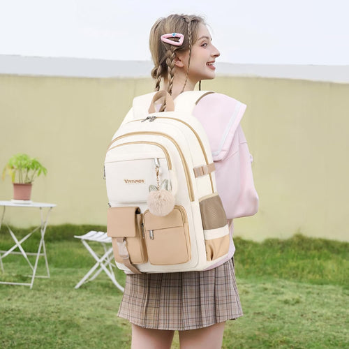 3PCS Girls Backpack for School Kids Schoolbag Teens Book Bag
