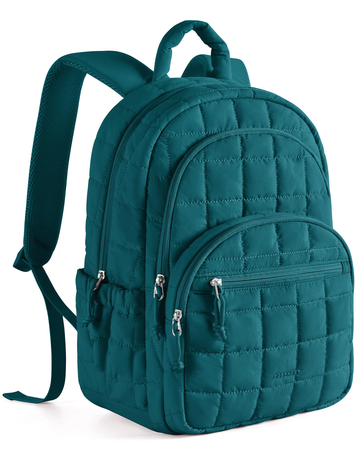 BAGSMART Travel Backpack for Women, 15.6" College Laptop Backpack, Black