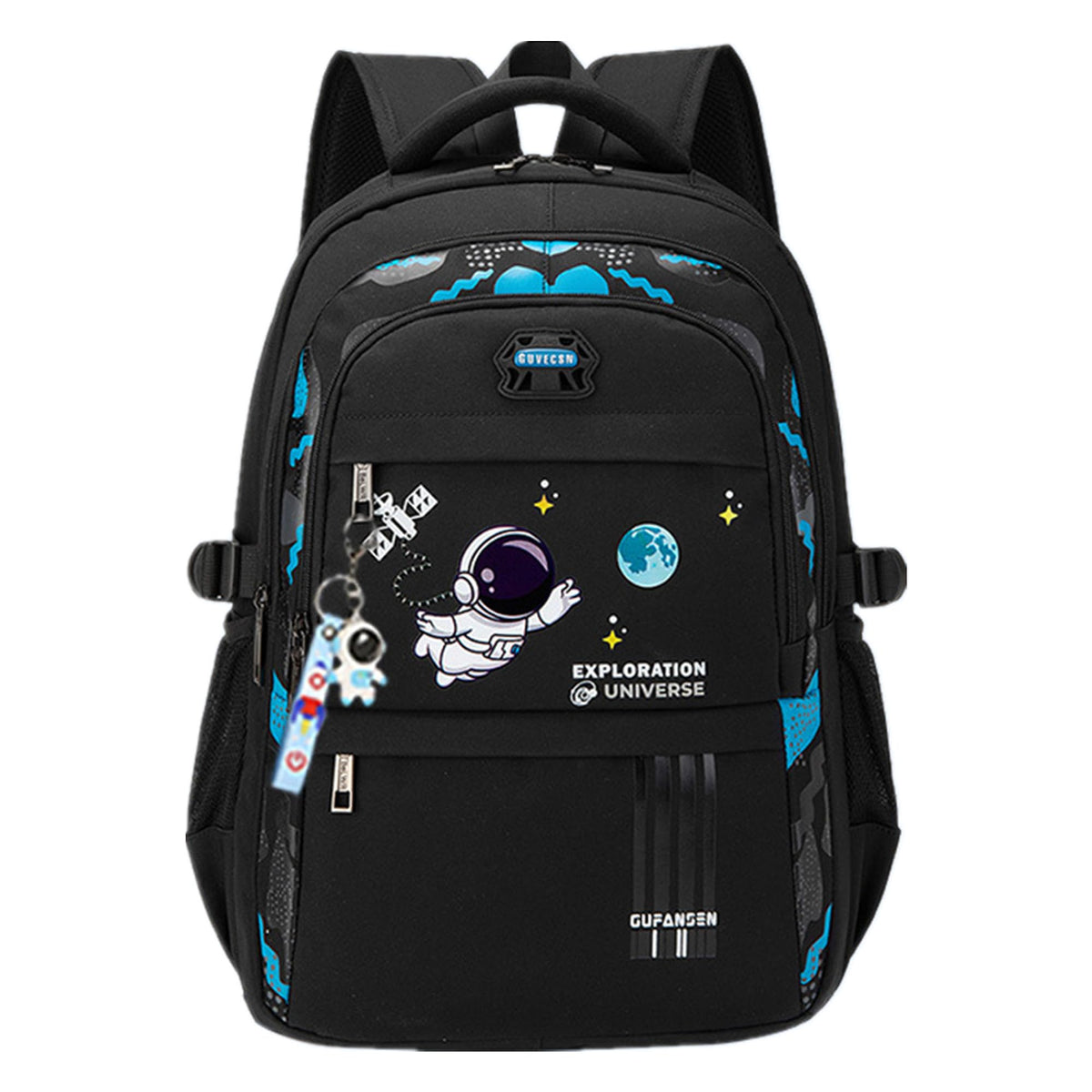 ZHANAO Boys Backpack Astronaut Sports Kids Backpack Space Schoolbag for Girls&Boys Elementary Student Bookbag