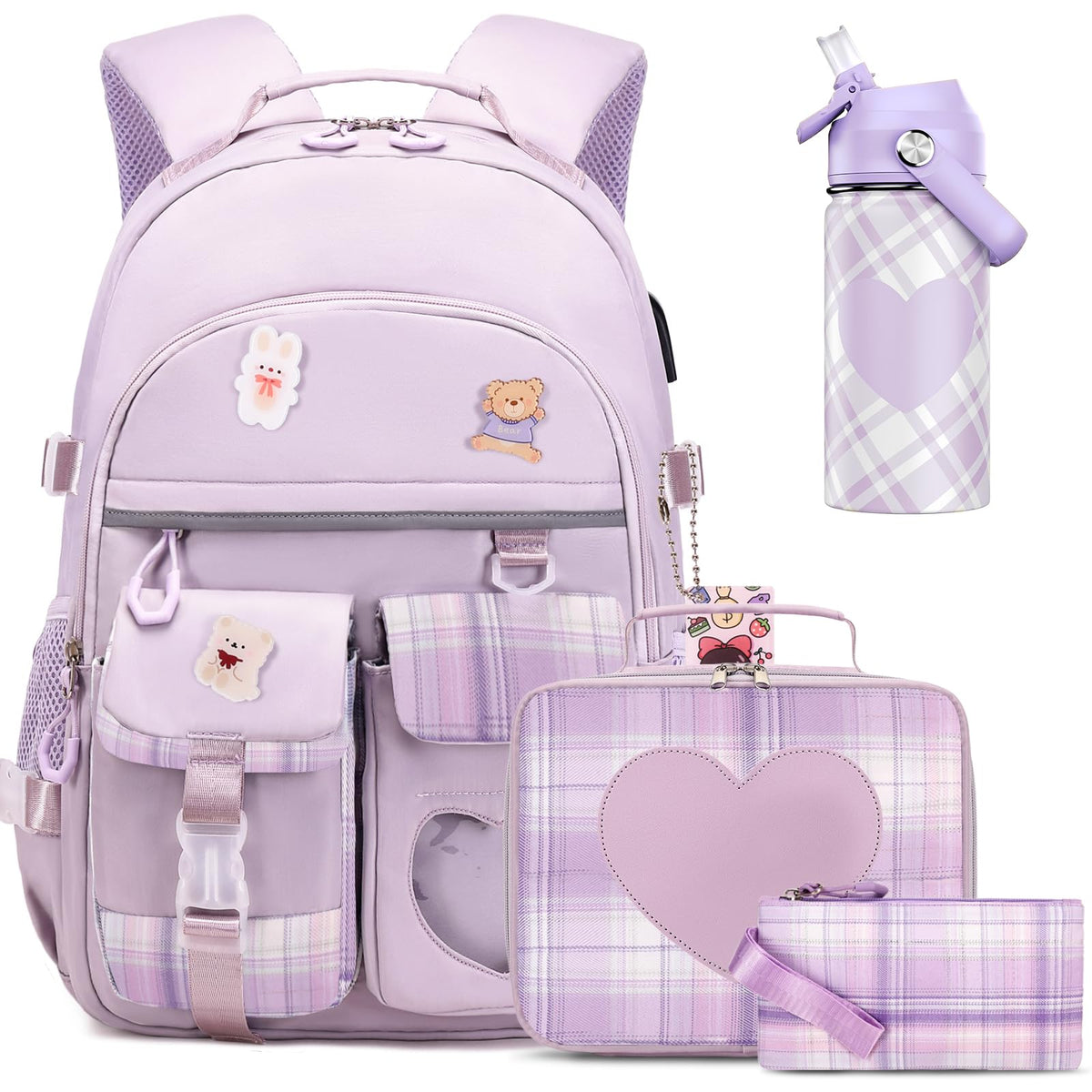 ACESAK Backpack for Girls - Bookbag Backpacks Schoolbag for Girls Kids Teen
