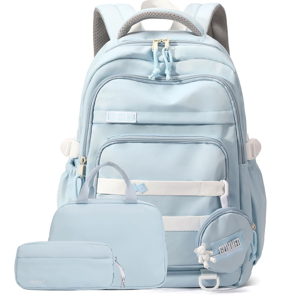 YJMKOI Large capacity Backpack for Teen Girls Aesthetic Student Schoolbag Middle School Girls Backpack