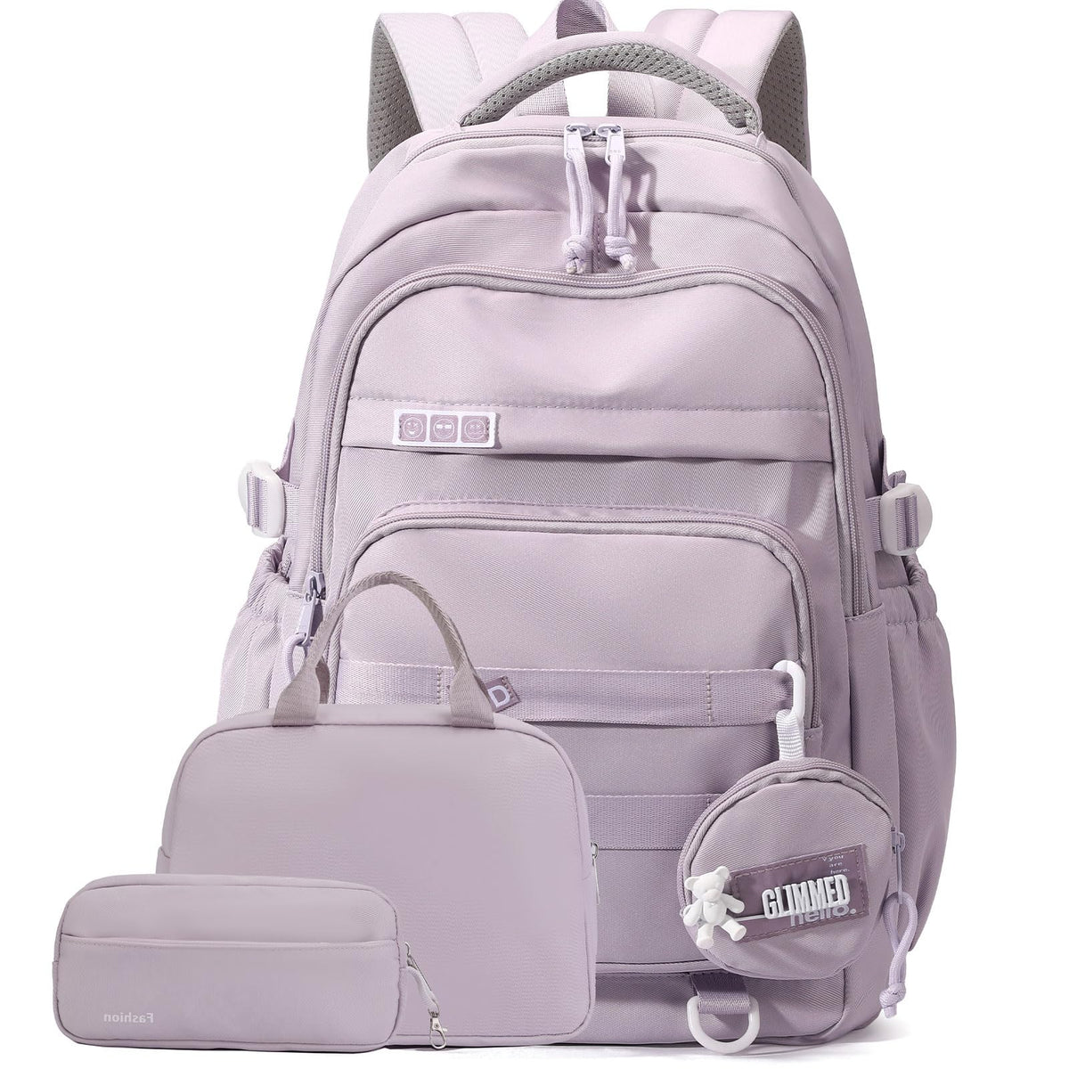 YJMKOI Large capacity Backpack for Teen Girls Aesthetic Student Schoolbag Middle School Girls Backpack