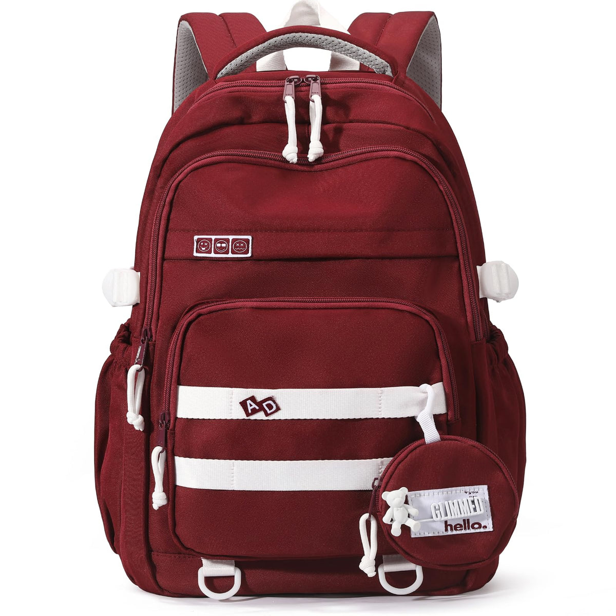 YJMKOI Large capacity Backpack for Teen Girls Aesthetic Student Schoolbag Middle School Girls Backpack
