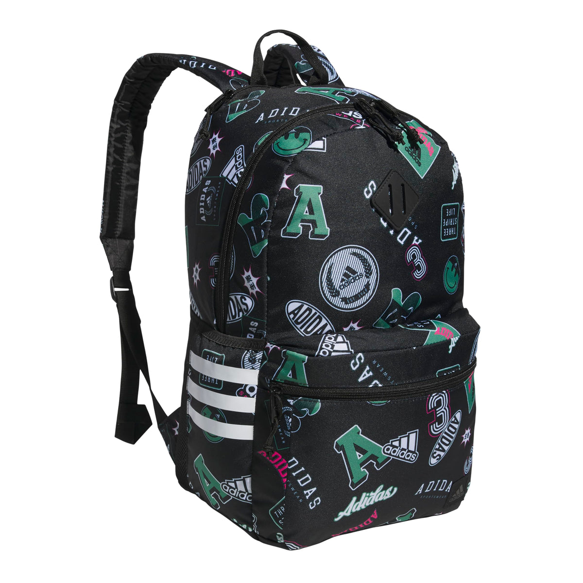 adidas Classic 3-Stripe Backpack for Laptop, School and Travel, 28L