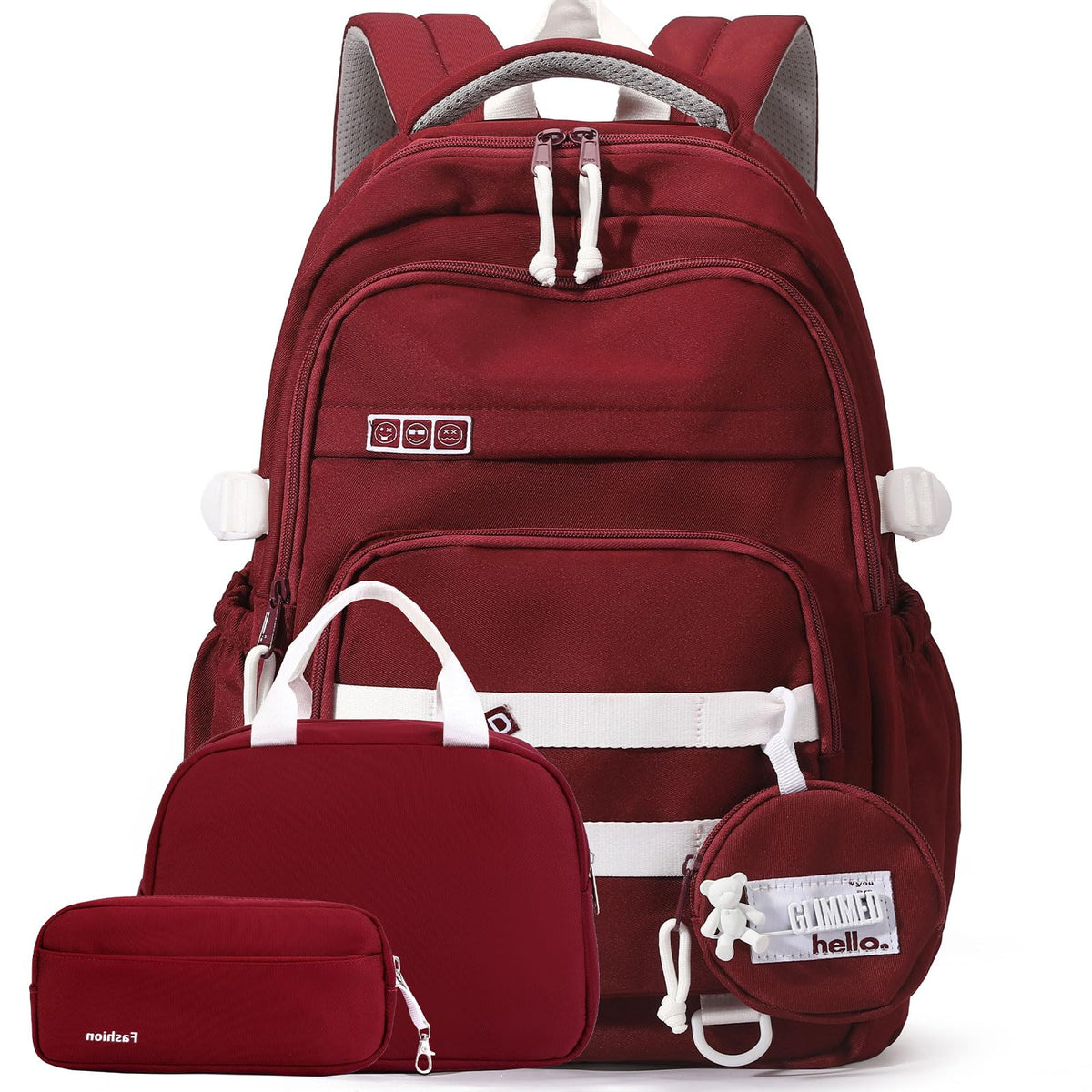 YJMKOI Large capacity Backpack for Teen Girls Aesthetic Student Schoolbag Middle School Girls Backpack