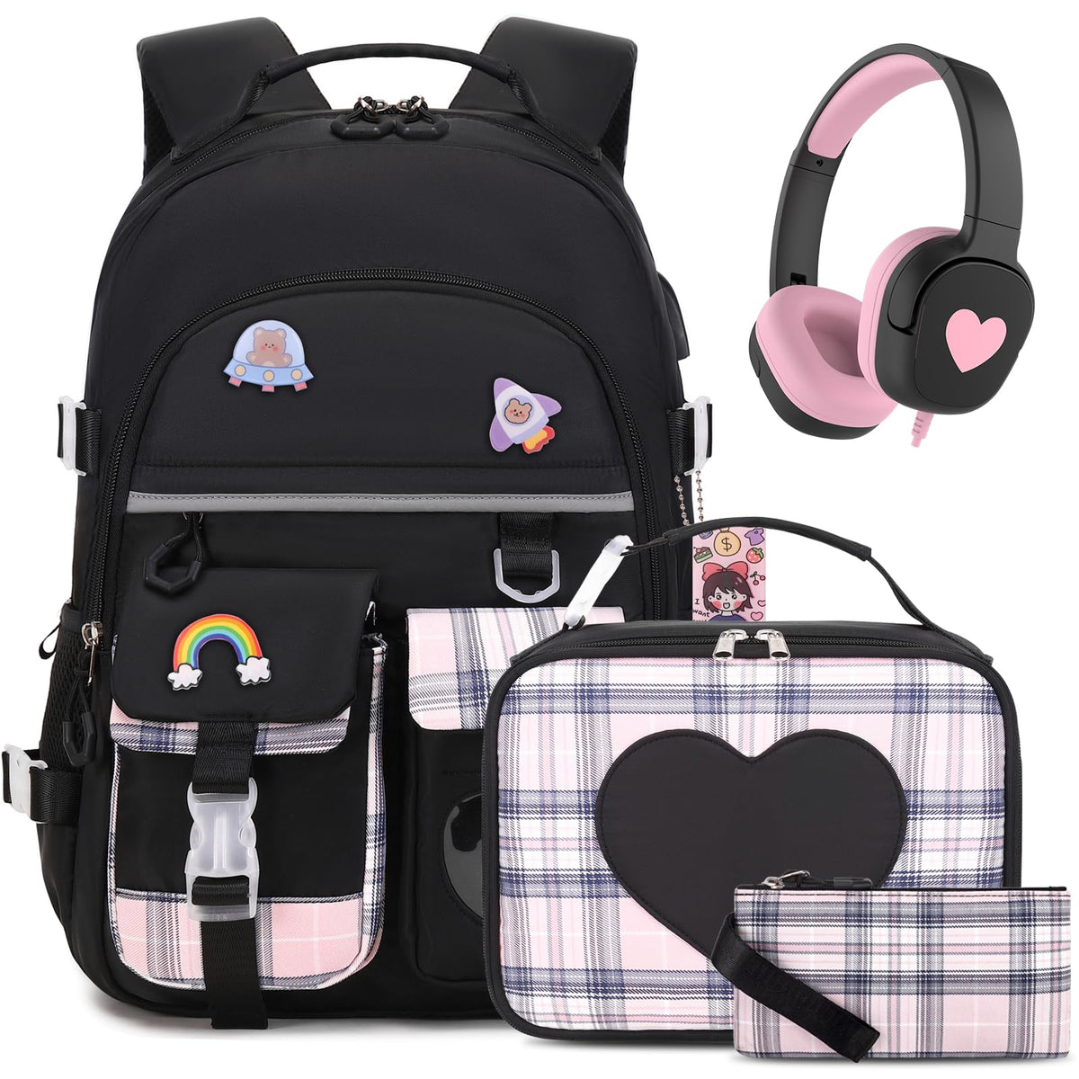 ACESAK Backpack for Girls - Bookbag Backpacks Schoolbag for Girls Kids Teen