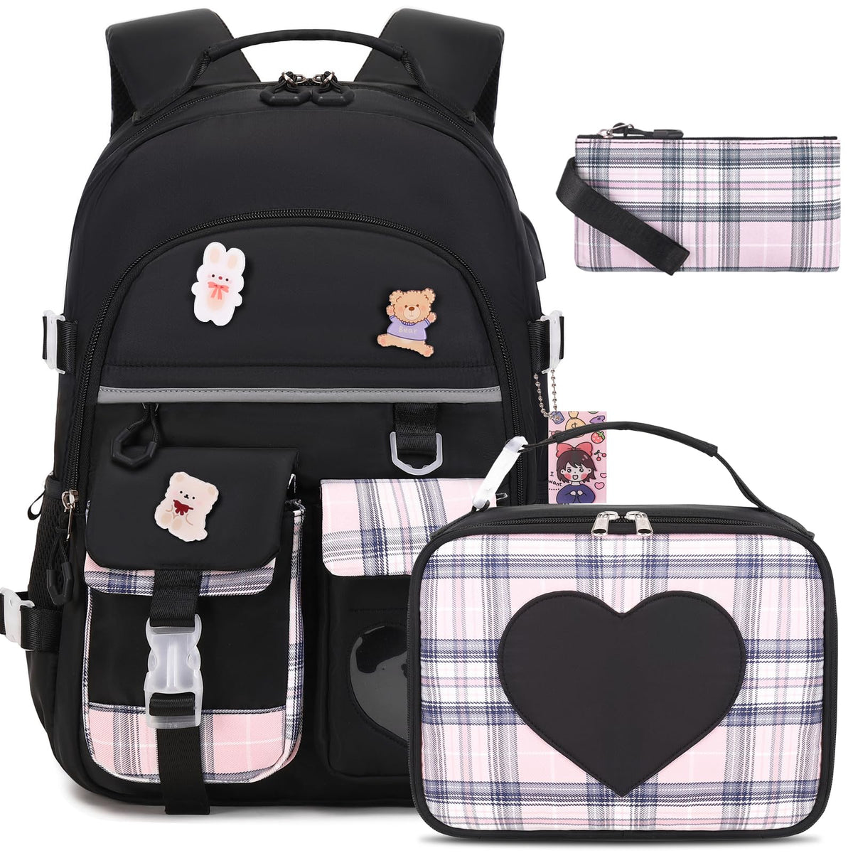 ACESAK Backpack for Girls - Bookbag Backpacks Schoolbag for Girls Kids Teen